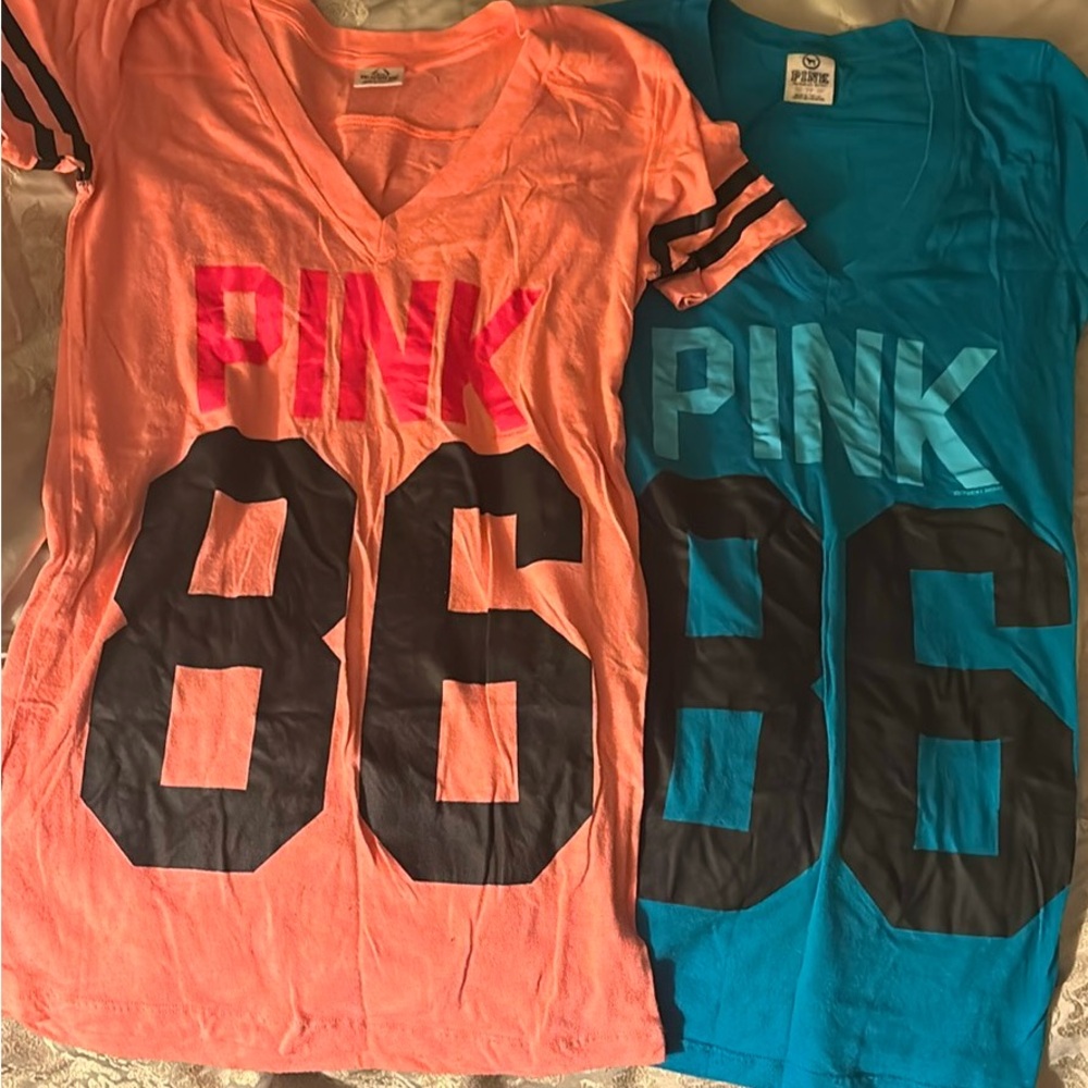 Victoria’s Secret PINK baseball tees